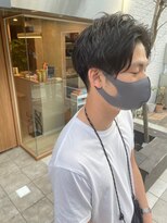 サク 田町芝浦(Sac.)&nbsp;「Sac.」富永実夕　メンズアップバングショート