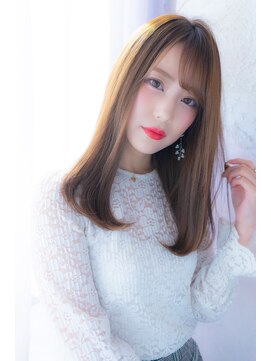 ロンドカスティーヨ 四日市(Lond castillo) 【ロンドカスティーヨ佐次田】可愛いストレートペールベージュ