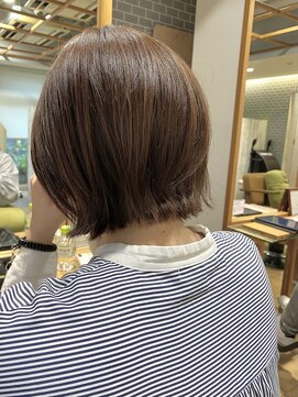 クラップス 京急富岡(CLAPS) くびれボブ/ベージュカラー