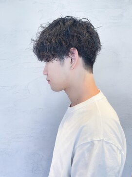 フォーカス 南流山店(FOCUS) メンズ波巻きマッシュ