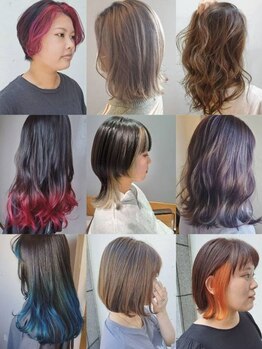 ゼロ ヘアー サロン(zero hair salon)の写真/【頭皮に負担をかけたくない方へ】ノンジアミンカラー/ハーブカラーなど肌に優しいカラーリングが好評