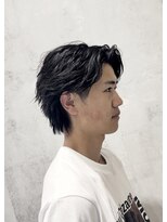 プリック(PRick)&nbsp;メンズパーマ/ツイストスパイラル/センターパート