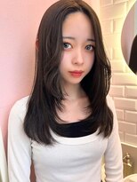 ミミヘアーガーデン(mimi hair garden)&nbsp;韓国レイヤーカット/グレージュ