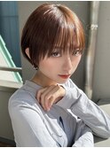 ハンサムショート#白髪ぼかし#ハイライトカラー#髪質改善