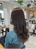 ダブルカラーミルクティーベージュカラーブルーブラックブリーチ