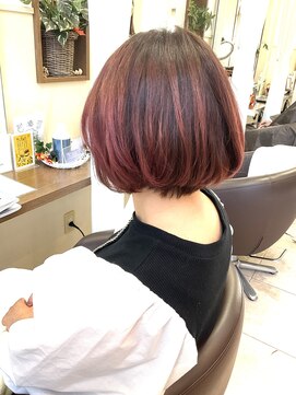 コアフィールフィス(COIFFURE fils) 【見附　今町】M3Dカラー　似合わせREDカラー