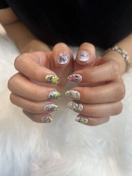 ゼストソエル(ZEST soell) 落書きネイル