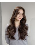 韓国風パーマ/韓国ヘア/レイヤーカット/ウェーブパーマ