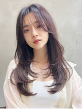 アルテ(ARTE) 【ARTE表参道/青山】顔まわりレイヤーセミロング×イルミナ