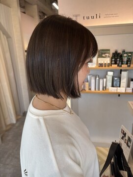 トゥーリ 二日市店(tuuli) 20代30代/大人可愛いスタイル☆タッセルボブ/髪質改善/縮毛矯正