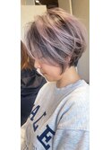 ショート　バレイヤージュ