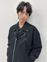 ジーナ 天神(Zina)&nbsp;ブルーブラックパーマ 【メンズサロンZina 天神】