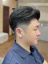 ミズチャーム(Ms.CHARM)&nbsp;七三フェード/10代/20代/30代/40代/外苑前