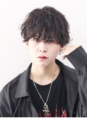 無造作波巻きマッシュ
