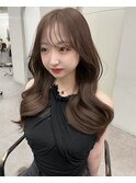 (licca内堀)明るめブラウン×顔まわり×くびれヘア