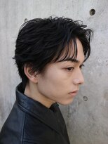 バイフィフス 原宿/表参道(by fifth)&nbsp;センターパートフェザーパーマニュアンスパーマワンカールパーマ