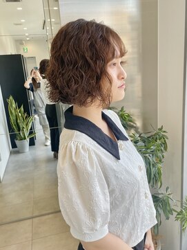 ゴウトゥデイシェアサロン 町田店(GO TODAY SHAiRE SALON) パーマとオレンジカラー♪