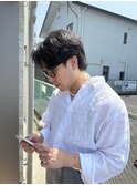 ニュアンスパーマワンカールパーマウルフカット