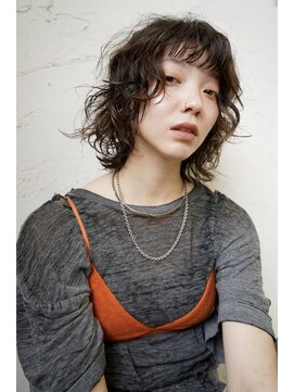 アペロ 柏(Apero) ミディアムウルフ/レイヤーパーマ/暗めカラー/レイヤー/柏駅