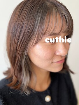 クティエ(Cuthie) ミディアムボブ/小牧/フェイスフレーミング