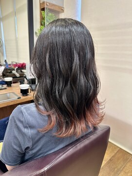 美容室ヒラトヤ 仙北店 ほんのり裾カラー