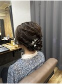 シニヨンヘアセット