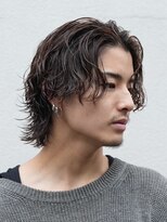 フィフス 原宿(fifth) 原宿ゆるめ波巻きスパイラルパーマメンズカットセンターパート