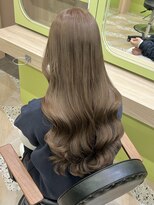 イオエ 西梅田(ioe)&nbsp;ブリーチなしカラー/髪質改善/ミルクティーベージュ/小顔ヘア