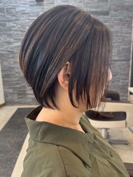 大人ボブ/前下がりボブ/ショートボブ