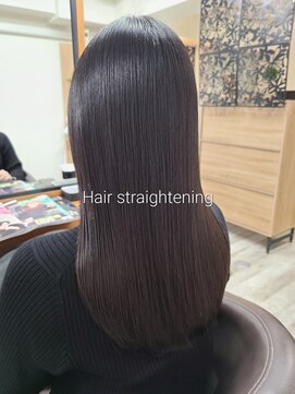 縮毛矯正/髪質改善/ストレート