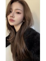 ロンドルピナス 小倉(Lond Lupinus) ミディアムレイヤーカット/似合わせカット/大人ガーリー/20代