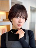 コンパクトショートヘア大人ショートマッシュショートボブ表参道