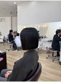 長崎　パツっとボブ　レディースカット