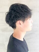 アース オーセンティック 関内店(EARTH Authentic) 春カラー×無造作スパイラルパーマ◆メンズ刈り上げ夏マッシュ