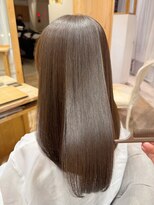 バイオレット 表参道店(Violet)&nbsp;髪質改善ストレート透け艶シルクオリーブベージュブラウンTK-62