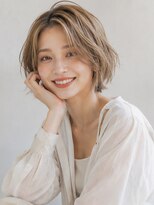 きいろのゾウ 外国人風/ハイトーンカラー/垢ぬけボブ