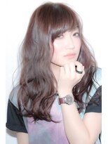 ブルーフェーセス 表参道(blue faces) bluefaces ミルクブラウン ウエービーロング