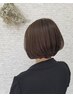 【グレイヘアでお悩みの方へ】赤みを抑えるツヤカラー+似合わせカット