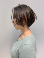 テトヘアー(teto hair) ショートボブ、グレージュ、グラデーションカラー