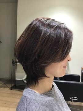 クローゼット 新宿(closet) 外ハネボブ/ペールベージュ[髪質改善/ヘッドスパ白髪染め/新宿】