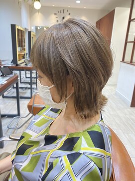 ネオリーブギンザ 銀座店(Neolive GINZA) 脱白髪染め×ウルフボブ