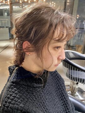 スクリーンギンザメゾン 銀座(SCREEN GINZA MAISON.) クラゲヘアー/小顔に見せるヘア/ココアベージュ/銀座