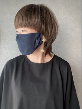 イトシテ ハイライトカラー×マッシュウルフ【担当 ジントモヒト】