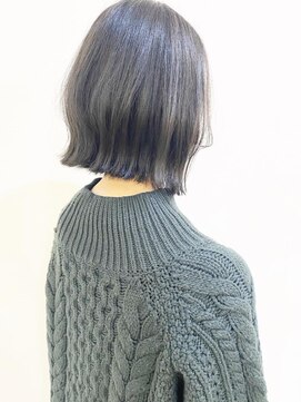 モリオ フロム ロンドン 成増店 【morio成増/玉井】暗髪 ボブ 外ハネ