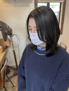 ヘアーホームイロ(Hair Home IRO) ダークグレージュ暗髪カラー