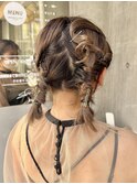 結婚式ヘアセット×tight arrange