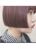 【下地　由美】切りっぱなしリップラインボブ