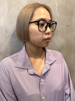 ワッツユアヘアストーリー(What’s your hair story)&nbsp;ボブ/ショートボブ/ハイトーンカラー/ブロンド/ブリーチあり