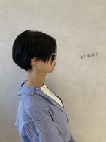 エメ バイ ヘアーポケット(aimer by hair pocket) 大人かわいい刈上げ丸みショート