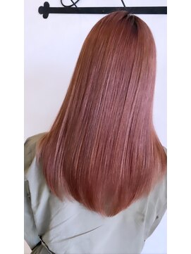 リアン 徳重店(Rian) ストレートロング×ベビーピンク